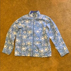 Girls LLBean fleece zip up